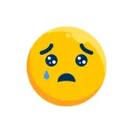 Emoticon Emotion Expression Sad Face Smiley SVG Icon